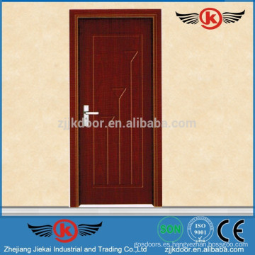 JK-9126 Puerta y puerta de madera de la puerta de madera del precio bajo